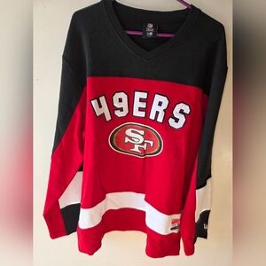San Francisco 49ers New Era NFL Crewneck – NWT Hockey Shirt L